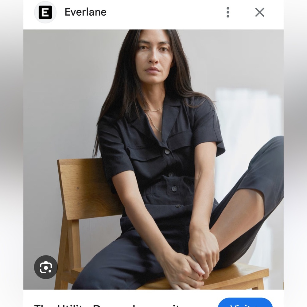 Everlane Utility Drape Jumpsuit